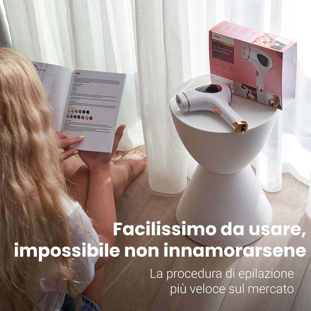 Fotoepilatore a luce pulsata